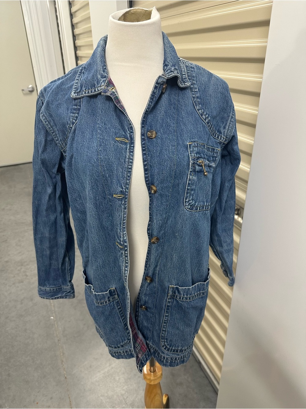 90’s Cabin Creek Cotton Chore Coat Denim Jacket